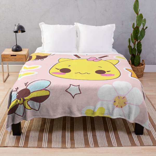 Item preview, Cute Kawaii Honey Bee Kitty Sunflower , for Nature Lovers designed and sold by MoStorish.