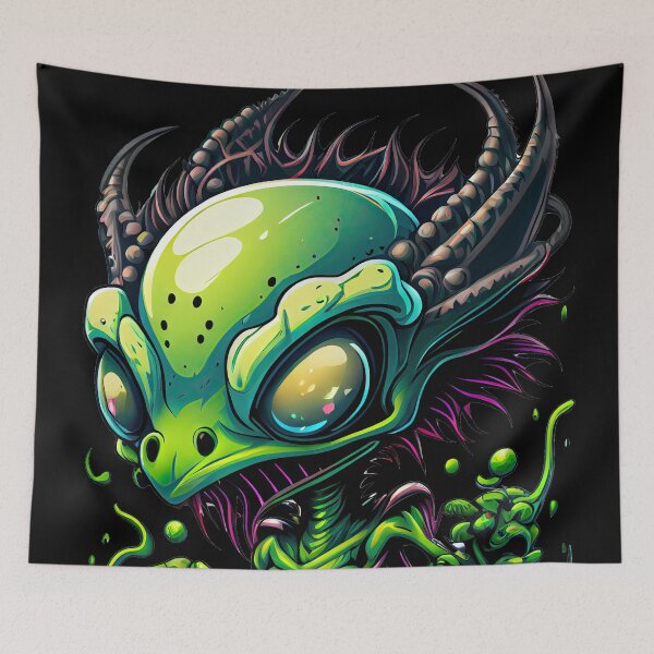 Item preview, Cool Relaxed Green Alien designed and sold by Piotrek0001.