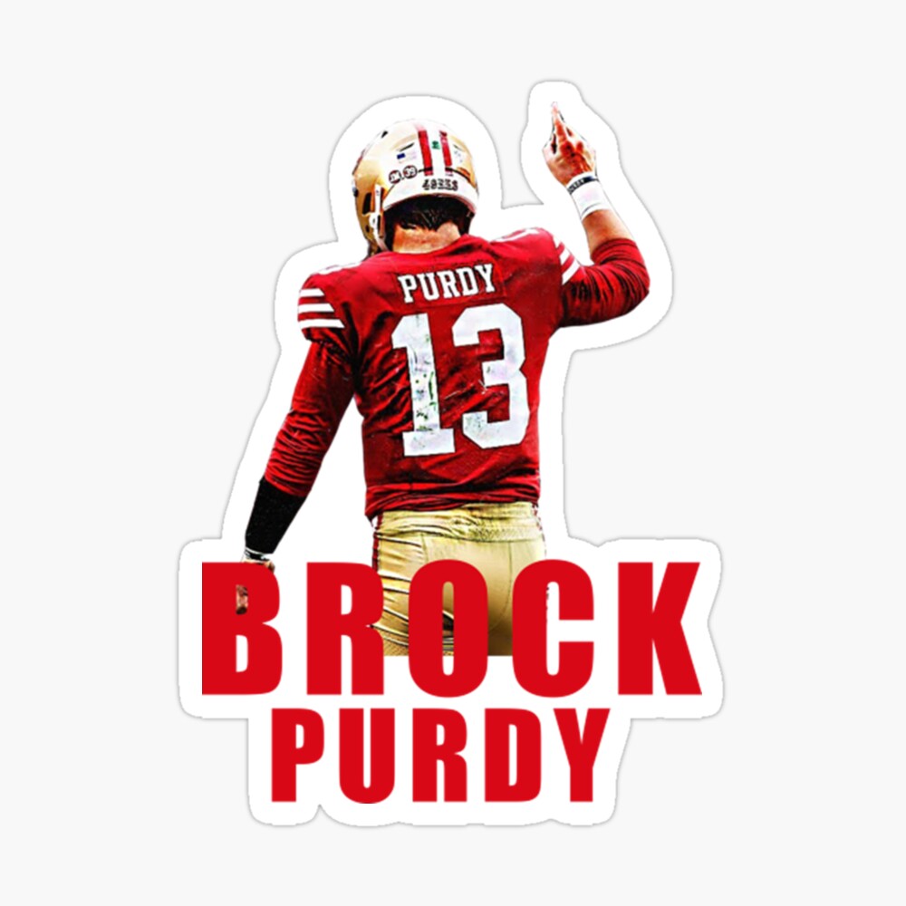 Brock Purdy Jersey Sticker for Sale by IrmaWillis