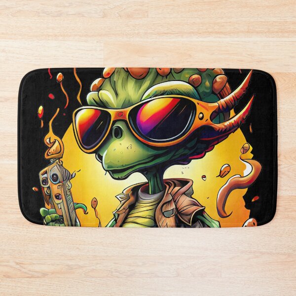 Item preview, Cool Relaxed Green Alien designed and sold by Piotrek0001.