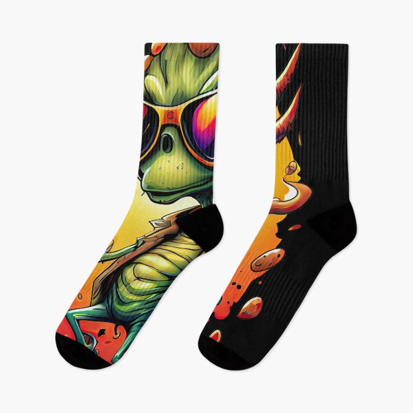 Item preview, Cool Relaxed Green Alien designed and sold by Piotrek0001.