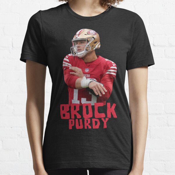 Down 'N Purdy #13 Brock Purdy American Football Quarterback T-Shirt  Essential T-Shirt by topseller49