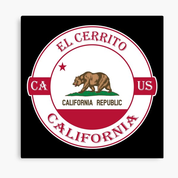 Item preview, El Cerrito California Flag USA Seal Stamp Badge Travel Souvenir designed and sold by TeeHome.