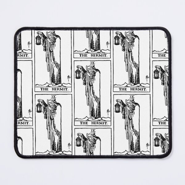 Item preview, The Hermit Tarot in black designed and sold by winterwinter.
