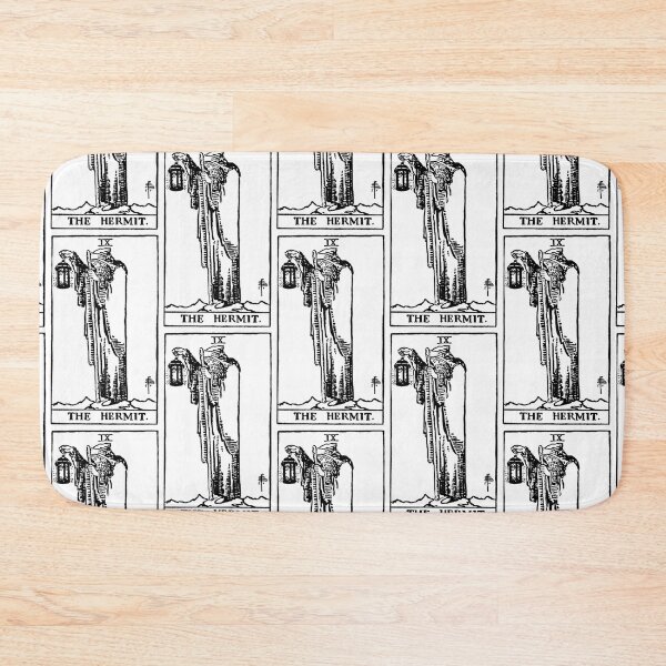 Item preview, The Hermit Tarot in black designed and sold by winterwinter.