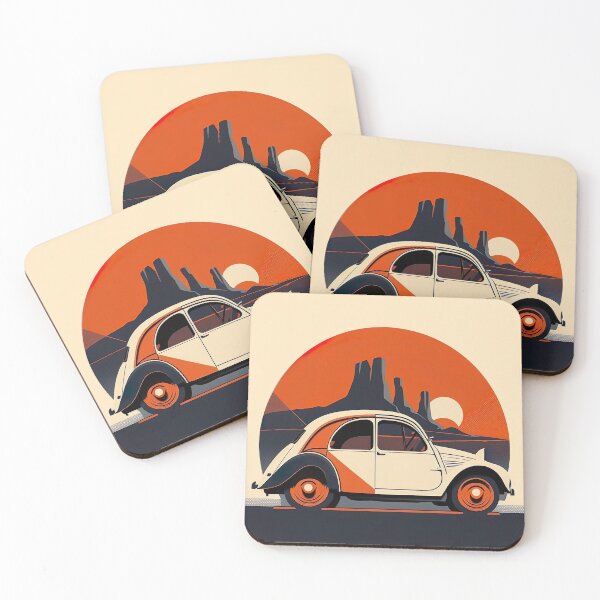 Item preview, Cream 2CV in the desert designed and sold by mhart64.