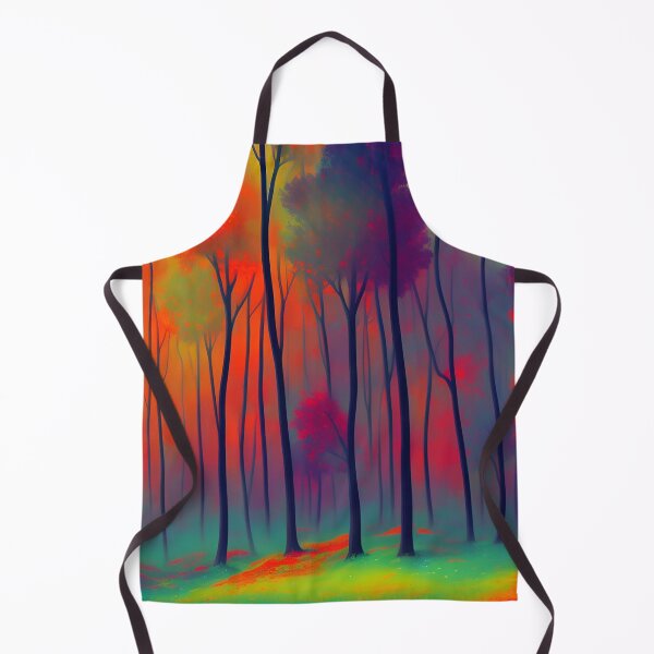 Item preview, Evening colorful forest designed and sold by brandway.