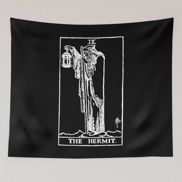 Item preview, The Hermit Tarot in white designed and sold by winterwinter.