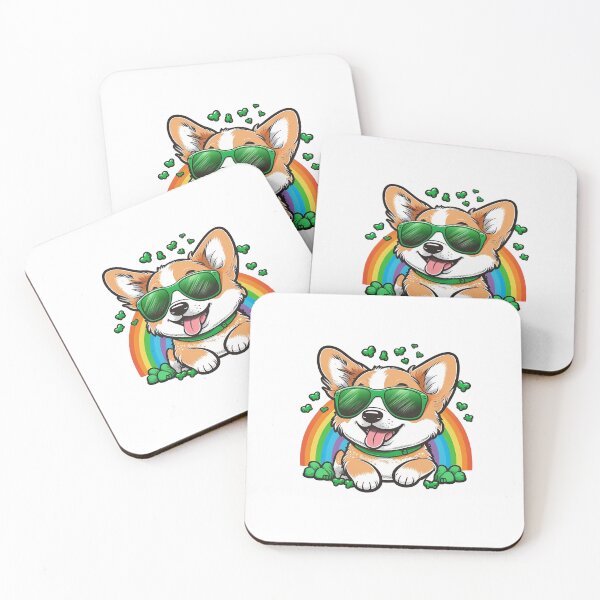Item preview, Cute Puppy st patricks day Rainbow designed and sold by Cheeeeky.