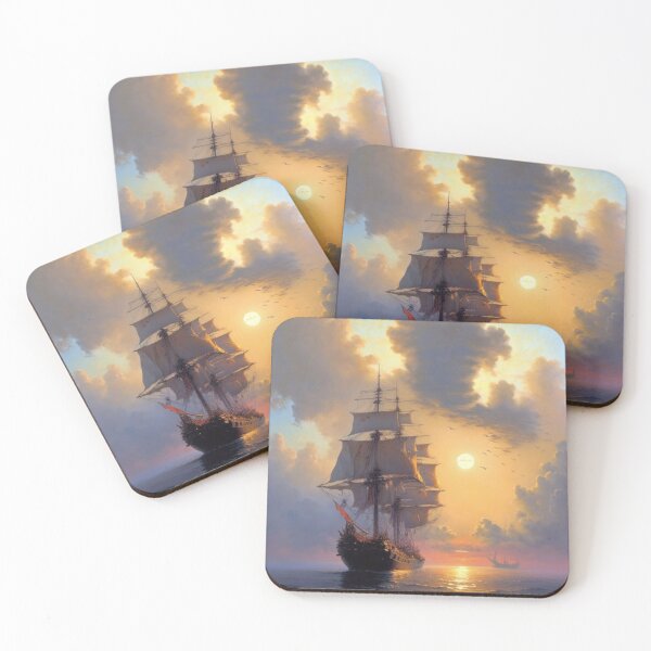 Item preview, Boat Sails In The Heart of The Dreamy Sea On A Wild Day designed and sold by Crystal Heaven.