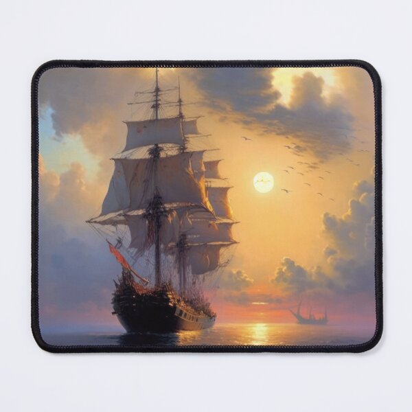 Item preview, Boat Sails In The Heart of The Dreamy Sea On A Wild Day designed and sold by Crystal Heaven.