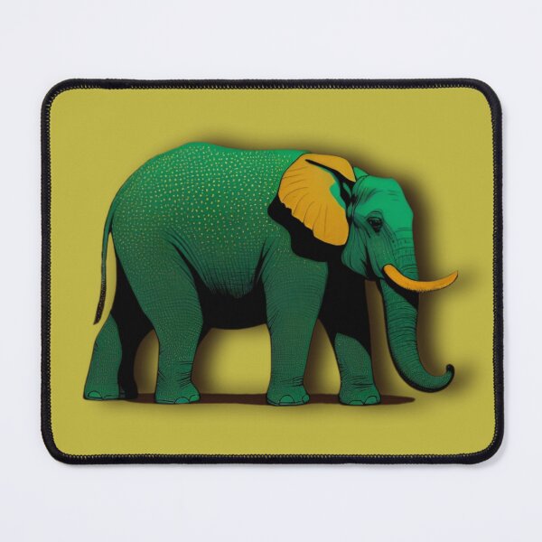 Item preview, Green Orange Elephant designed and sold by DreamingAwake1.