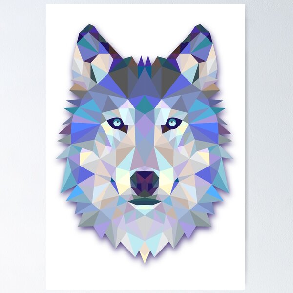 Item preview, Cool Colorful Wolf designed and sold by Twosided.