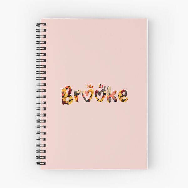 Item preview, Floral Brooke Name : Brooke Name With Flowers  designed and sold by ABCDEmily ©.