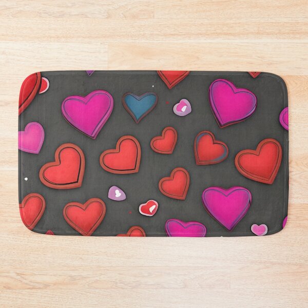 Item preview, Background of pink and red hearts designed and sold by brandway.