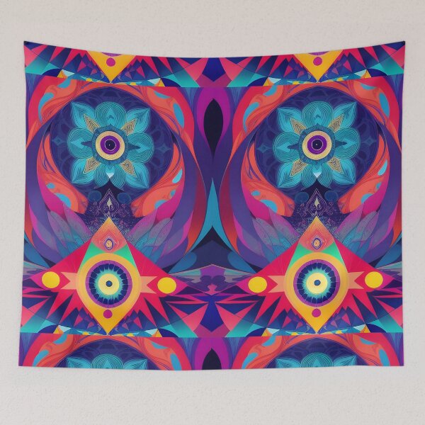Item preview, Geometric Signs - Geometric Trippy Art designed and sold by Djaweedan777.