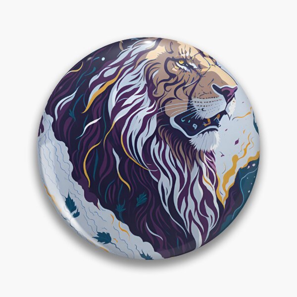 Artikelvorschau, Splash multicolored art a lion head. entworfen und verkauft von IuriiVlasenko.