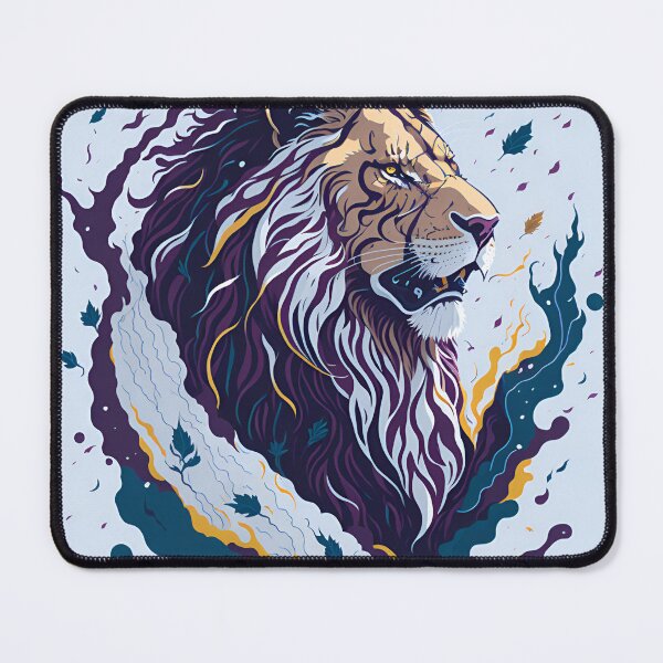 Artikelvorschau, Splash multicolored art a lion head. entworfen und verkauft von IuriiVlasenko.