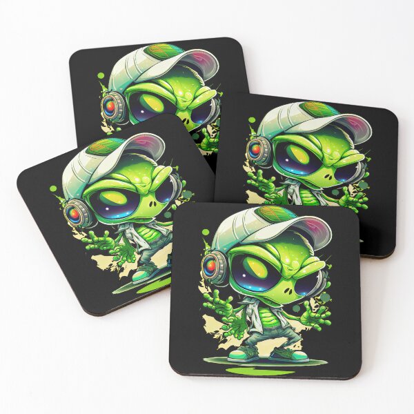 Item preview, Cool Relaxed Green Alien designed and sold by Piotrek0001.