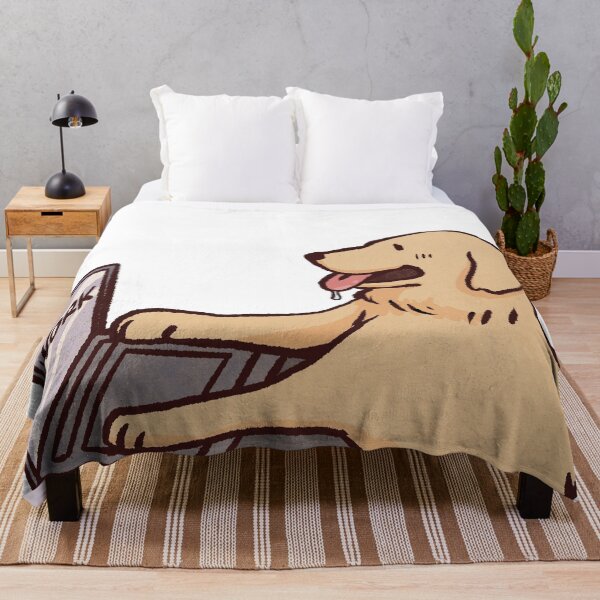 Item preview, Golden retriever working | Cute dog | Funny golden retreiver Work designed and sold by Golden Turtle Studio.