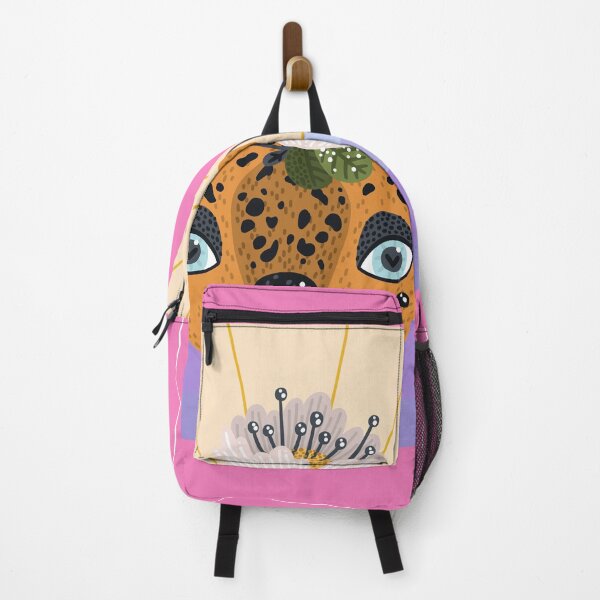 Item preview, jungle leopard face in retro sunset designed and sold by MerryCrown.