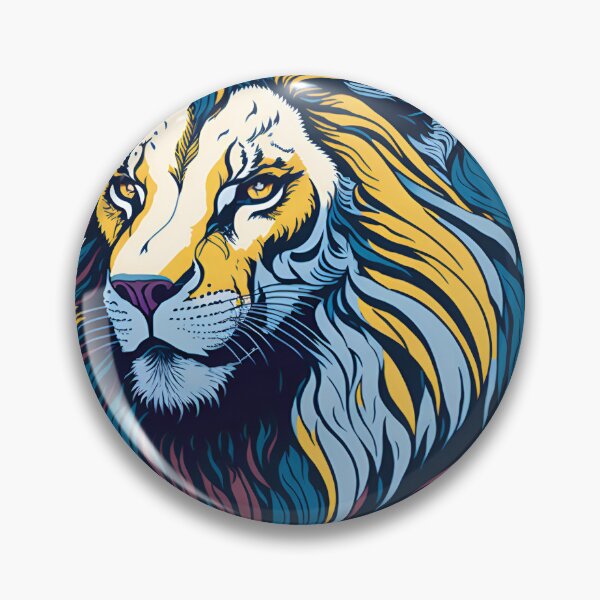 Artikelvorschau, Splash multicolored art a lion head. entworfen und verkauft von IuriiVlasenko.