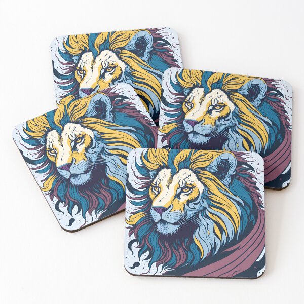Item preview, Splash multicolored art a lion head. designed and sold by IuriiVlasenko.