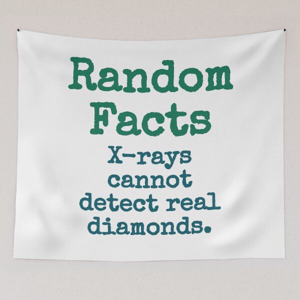 Item preview, X-Rays Cannot Detect Real Diamonds - Trivia Fact designed and sold by CrankyOldDude.