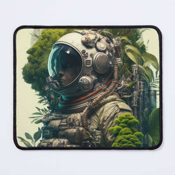 Item preview, Astronaut Made From Plants Of A Lost Island designed and sold by Crystal Heaven.