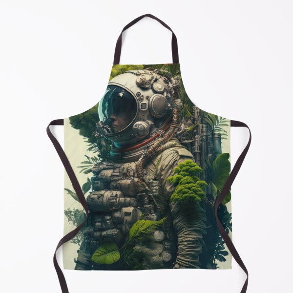 Item preview, Astronaut Made From Plants Of A Lost Island designed and sold by Crystal Heaven.