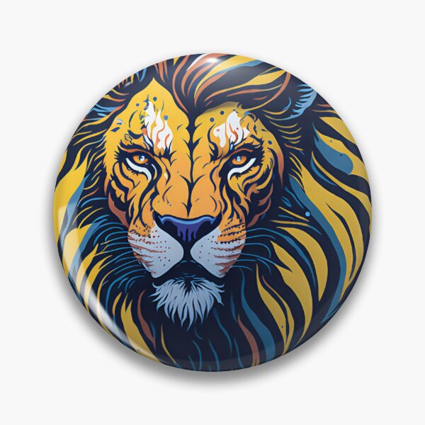 Artikelvorschau, Splash multicolored art a lion head. entworfen und verkauft von IuriiVlasenko.