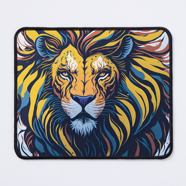 Artikelvorschau, Splash multicolored art a lion head. entworfen und verkauft von IuriiVlasenko.