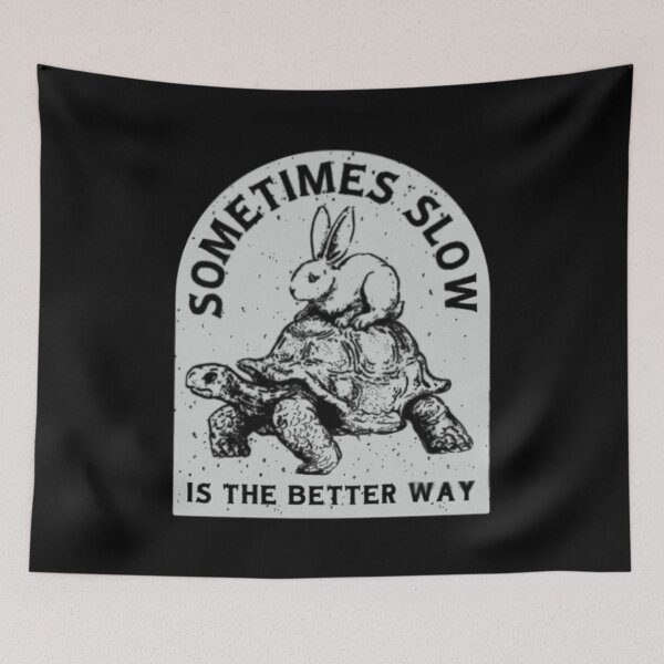 Item preview, Rabbit Riding Slow Turtle  designed and sold by EdStark.
