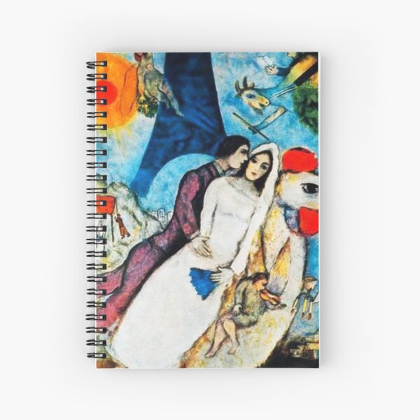 marc chagall in my dream Spiral Notebook