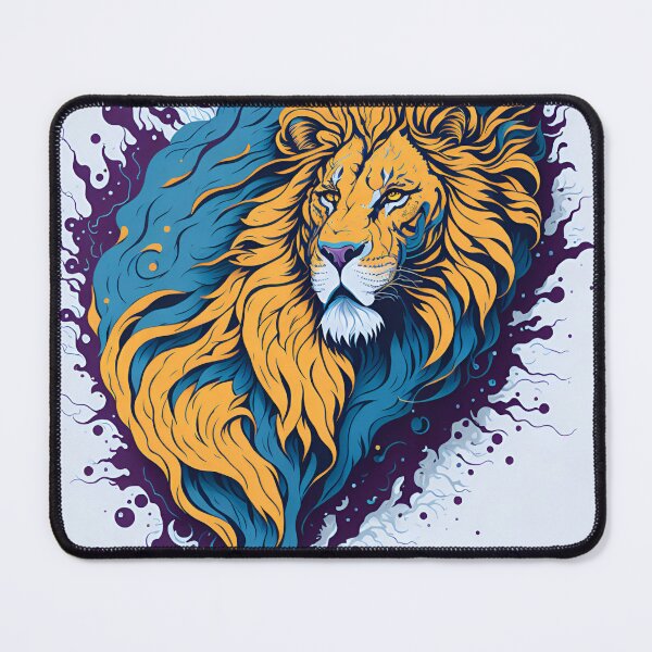 Artikelvorschau, Splash multicolored art a lion head. entworfen und verkauft von IuriiVlasenko.