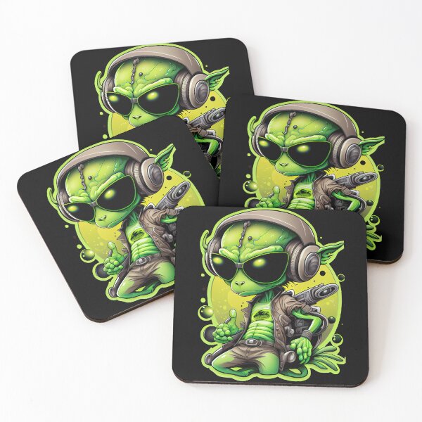Item preview, Cool Relaxed Green Alien designed and sold by Piotrek0001.