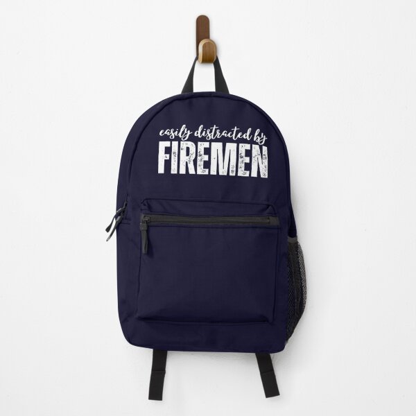 Item preview, Easily Distracted By Firemen Fire Trucks Firefighters Funny designed and sold by SunfullyYours.