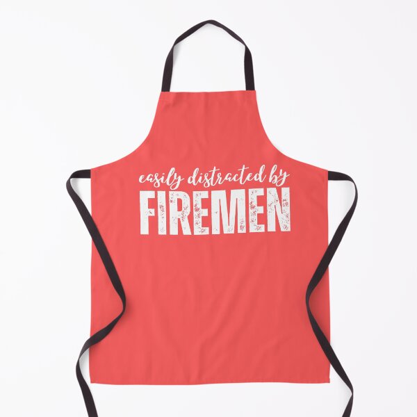 Item preview, Easily Distracted By Firemen Fire Trucks Firefighters Funny designed and sold by SunfullyYours.