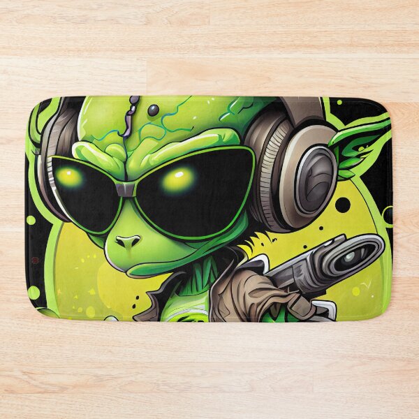 Item preview, Cool Relaxed Green Alien designed and sold by Piotrek0001.