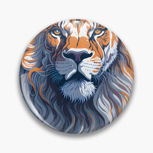 Artikelvorschau, Splash multicolored art a lion head. entworfen und verkauft von IuriiVlasenko.