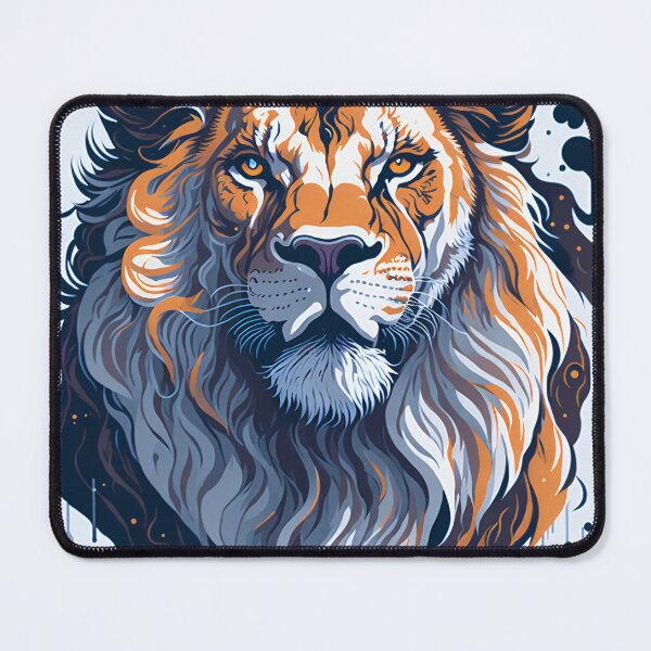 Artikelvorschau, Splash multicolored art a lion head. entworfen und verkauft von IuriiVlasenko.