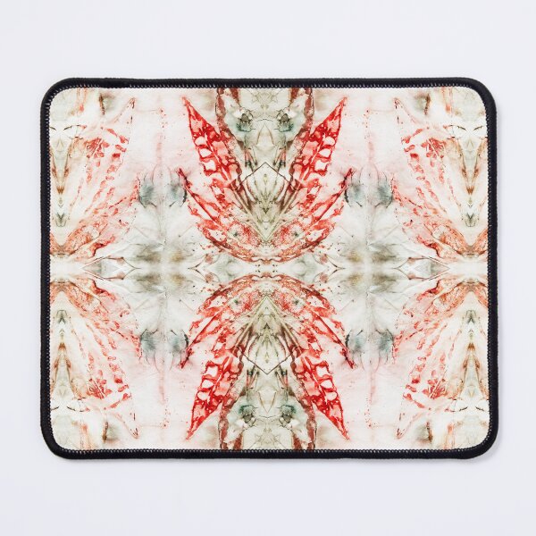 Item preview, Jerusalem Artichoke Eco Print Pattern Rusty Orange and Cream designed and sold by SpiritGifts.