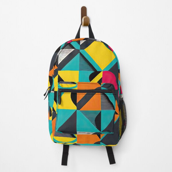 Item preview, Bold Triangle Pattern in Primary and Neutral Colors designed and sold by Ideationing.