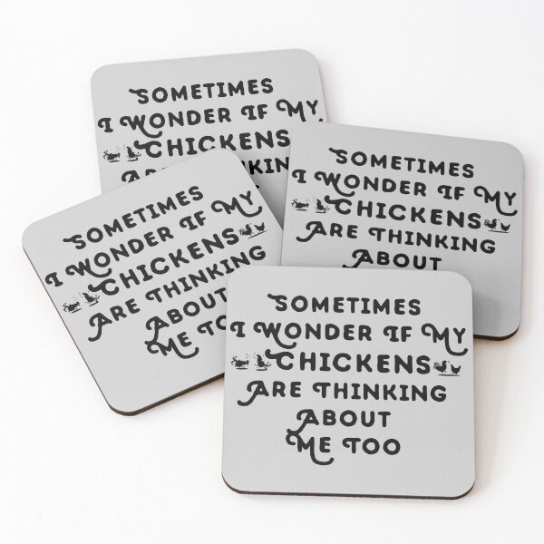Item preview, Sometimes I Wonder If My Chickens Are Thinking About Me Too designed and sold by AnimPet.