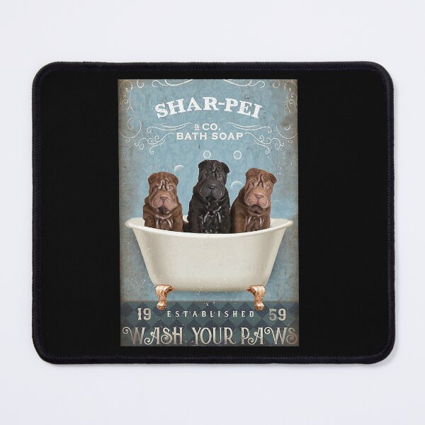 Item preview, Shar pei wash your paws designed and sold by SameeraDammeyer.
