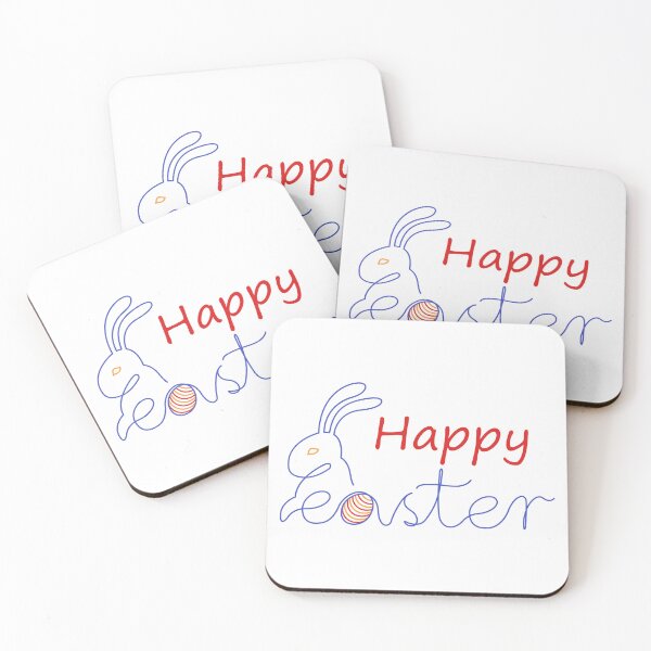 Item preview, Happy Easter one line bunny head original artwork designed and sold by paragonDesign28.