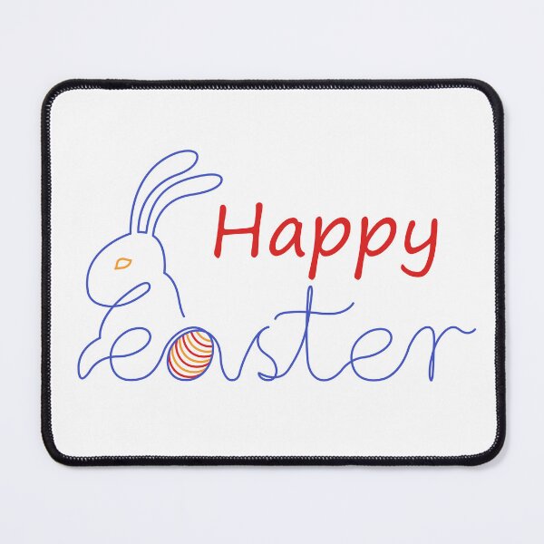 Item preview, Happy Easter one line bunny head original artwork designed and sold by paragonDesign28.