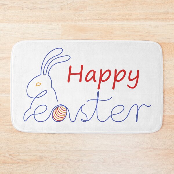 Item preview, Happy Easter one line bunny head original artwork designed and sold by paragonDesign28.