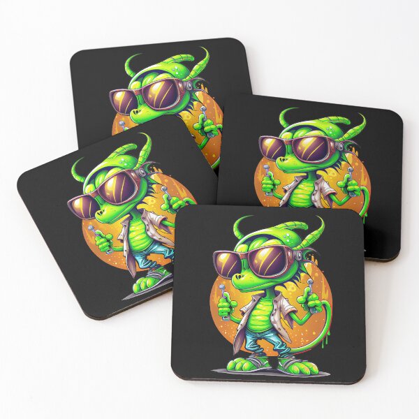 Item preview, Cool Relaxed Green Alien designed and sold by Piotrek0001.