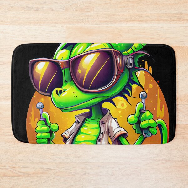 Item preview, Cool Relaxed Green Alien designed and sold by Piotrek0001.